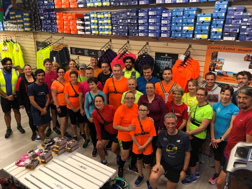 Running & Cake Enjoyed At The Brooks & Gato Evening