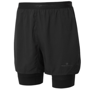 Ronhill Men's Tech Revive 5" Twin Black Shorts (RH-005466)