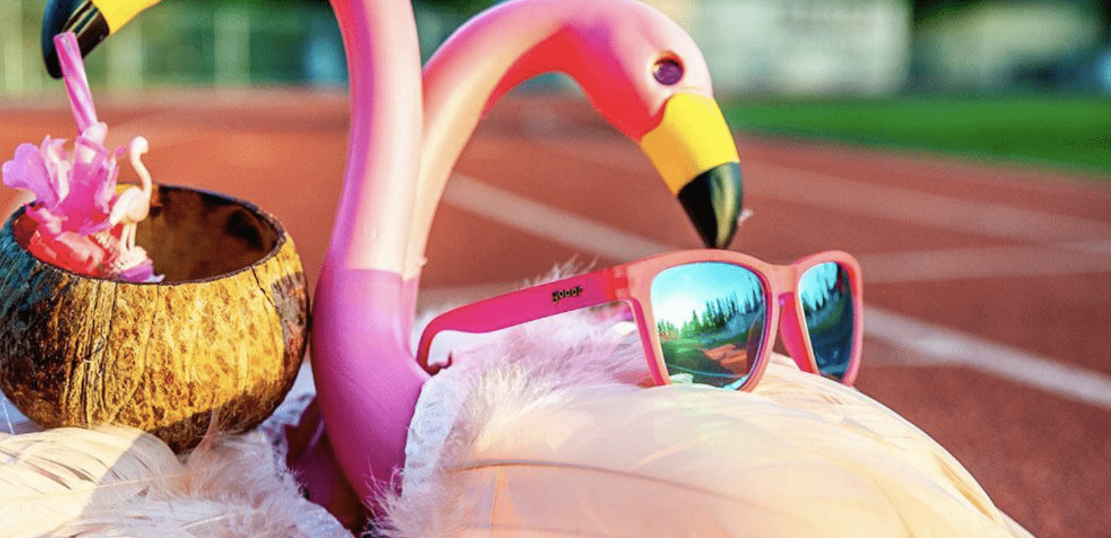 GOODR Sunglasses - Flamingos On A Booze Cruise - Image 3